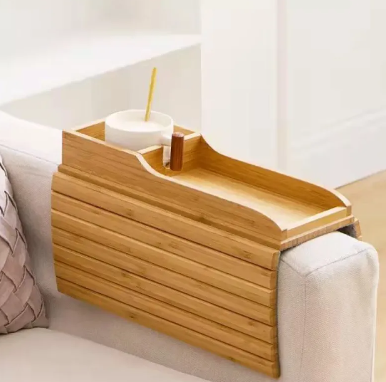 Tablette Canapé en Bambou Naturel