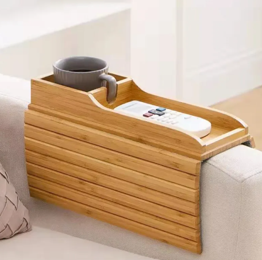 Tablette Canapé en Bambou Naturel