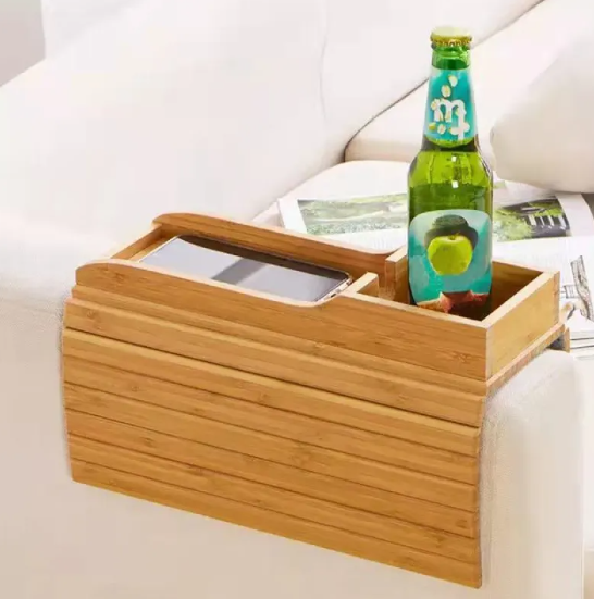 Tablette Canapé en Bambou Naturel