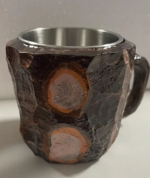 400 ml Kaffeetassen aus Mineralharz mit Henkel, elegante Tassen in Mineral-Kristall-Optik für Arbeitsplatz, Wohndekoration, Weihnachtsgeschenk, Küchenhelfer