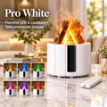 Diffuseur Pro White — 6 couleurs de flamme LED